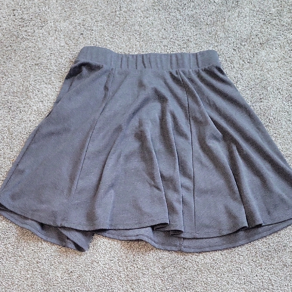 Maurices Charcoal Skater Skirt